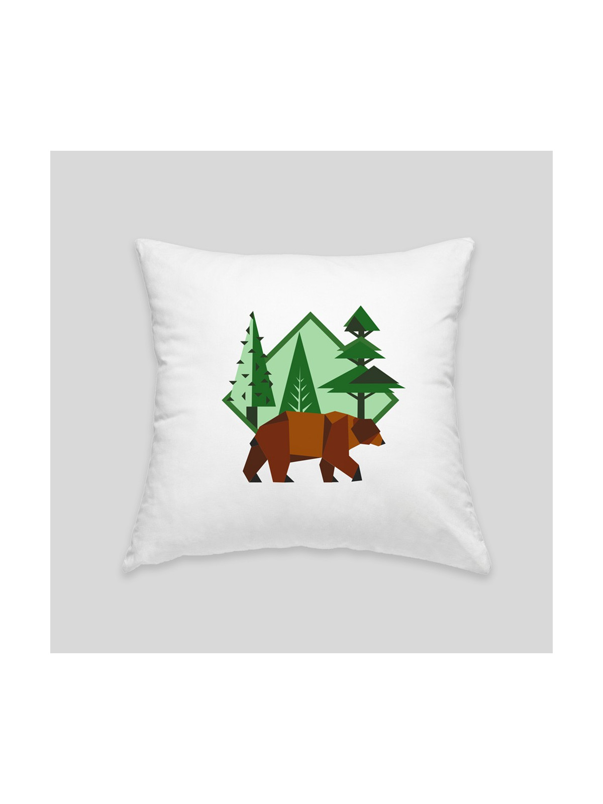 Brown bear cushion