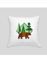 Brown bear cushion