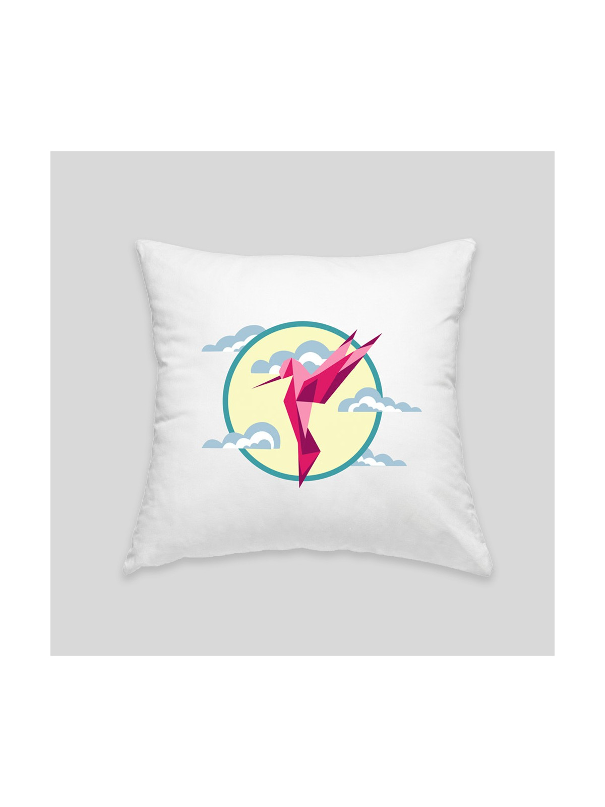 Hummingbird cushion